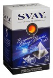 Черный чай в пирамидках Svay Bergamot-Orange Flowers (Черный бергамот, цветки апельсина, яблоко), 20*2.5г