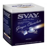 Чай Svay Ginger Chocolate Черный ароматизированный с имбирем, цветами апельсина, 20*2г