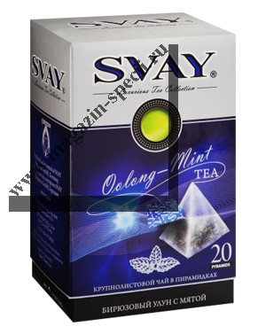 Чай Svay Oolong-Mint зеленый Бирюзовый улун с мятой (20 пирамидок по 2гр.)