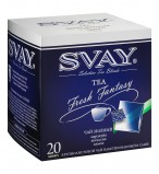 Чай Svay Fresh Fantasy Зеленый с ароматом маракуйи, апельсином и лимоном, 20*2г